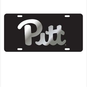 Pitt Silver and Black License Plate NWT